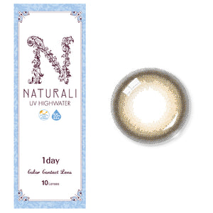 新顏色! Naturali 1-day UV High Water Content 高含水日拋 58% - Misty Honey Brown (14.2mm)