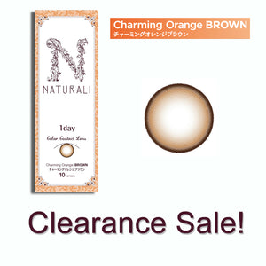 清貨優惠! Naturali 1-day 30pcs Charming Orange Brown (14.2mm)