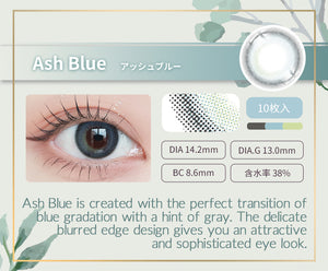 全新! Naturali 1-day Pixie - Ash Blue 10pc (14.2mm)